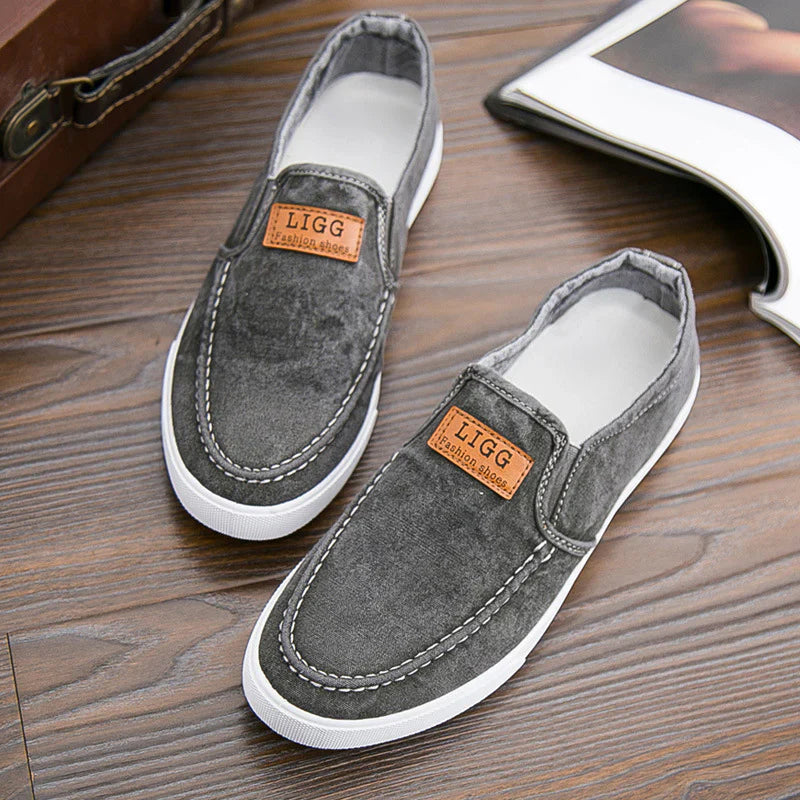 Heren Instappers Casual Canvas Zachte Slip On