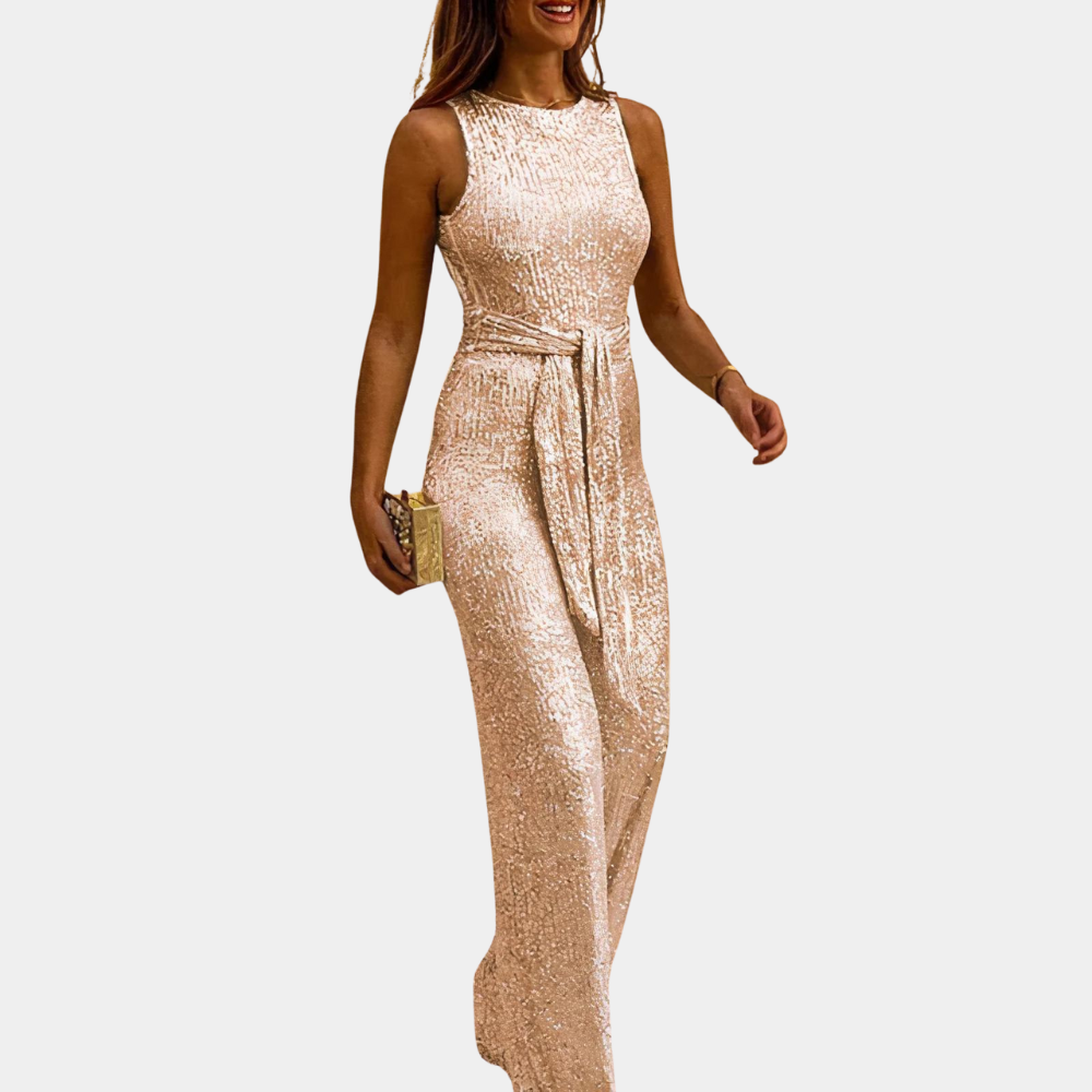 Glitter jumpsuit voor dames