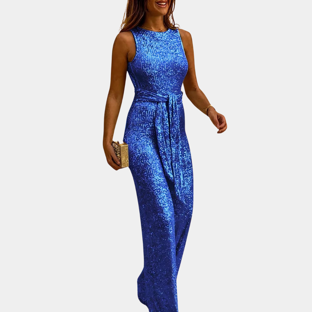 Glitter jumpsuit voor dames